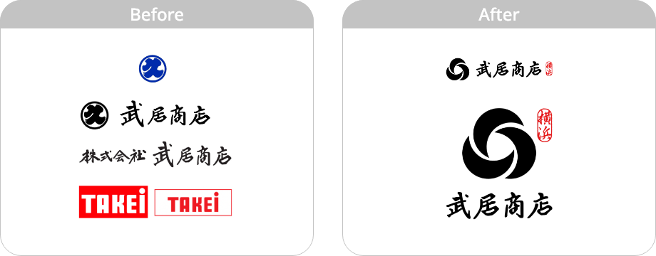 ロゴのBeforeAfter画像PC